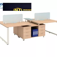 Các loại cụm bàn làm việc cao cấp hiện đại dành cho các nhân viên văn phòng tại Nội Thất Ngọc Thịnh